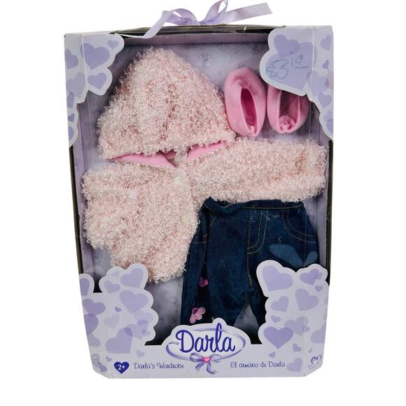 5 for $25| You & Me Darla Playtime Outfit for 18" Doll Clothes 2007 Hoodie Jeans - Picture 1 of 7